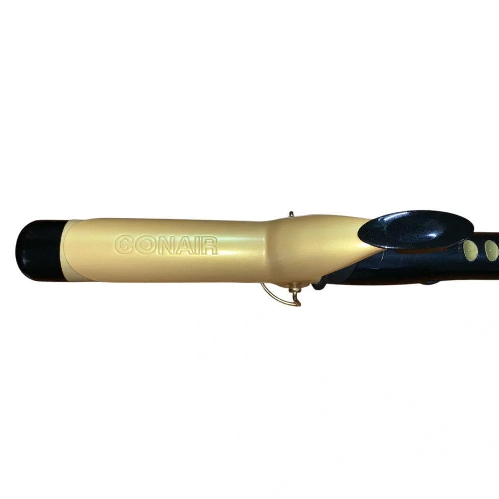CONAIR Curling Iron Tong 1 1/4” Barrel Model CD102J Very Good with Stand - Picture 2 of 11